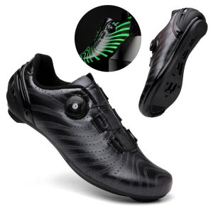 Chaussures Men de chaussures Mtb Chaussures Lumineuses baskets cyclistes Cleats Road Road Boke Shoes Carbone Speed Speakers Racing Bicycle Shoes Cycling Footwear