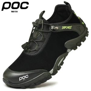 Schoenen Moto POC Outdoor Cycling Shoes Highqualit Ademend heren Casual Sports Nonslip Mountain Biking Shoes Sports Racing Footwear