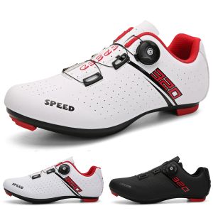Chaussures de chaussures Nouveaux hommes chaussures de cyclisme SPD Speed Road Cycling Sports Shoes Road with Lock Racing Shoes Men Mtb Mountain hors route chaussures de cyclisme