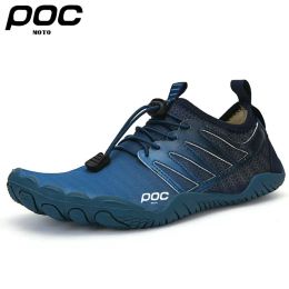 Chaussures nouvelles moto poc hommes de laceup chaussures cyclistes garçons vélo de route légère de jogging extérieur sneaking rapide randonnée sèche