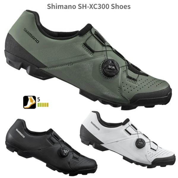 Foot-Wear New Shimano Men Shxc3 (XC300) MTB Enduro Shoes Sh XC3 (XC300) MTB LOCK CHAUSS