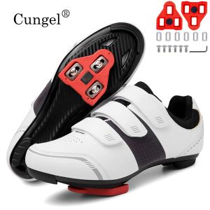 Schoenen Nieuwe Speed Cycling Sneaker Carbon Road Bike Shoes Men Cleat Nonslip Mtb Shoes Racing Outdoor Women Mountain Bicycle Footwear SPD