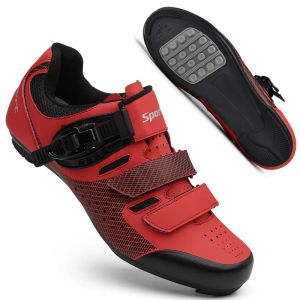 Calzado sin tacos Zapato de ciclismo Zapatilla plana MTB Hombres Mujeres Deporte Zapatos de bicicleta de montaña Bicicleta de carretera Carreras Spd Triatlón Velocidad al aire libre