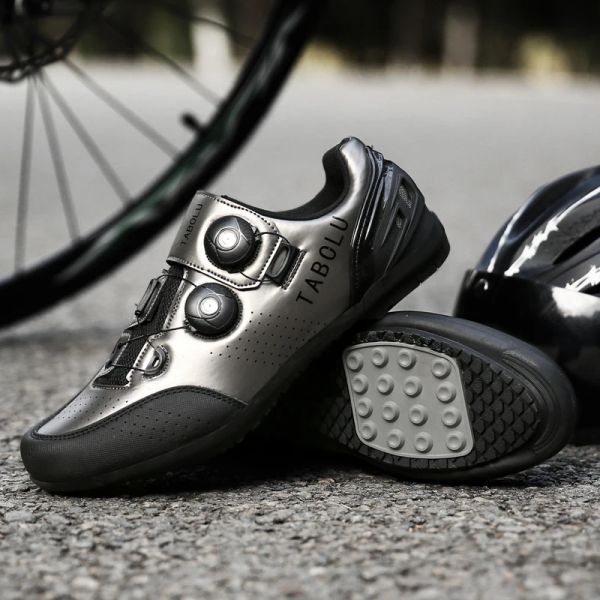 Chaussures de chaussures non verrouillables sneaker à vélo sans taquets chaussures de cyclisme pour pédales plates pour femmes pour hommes Sport Mountain et chaussures de vélo de route