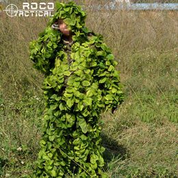 Schoenen Rocotactical Camo Leavy Ghillie Suit Lichtgewicht jachtcamouflage Kleding Ademend