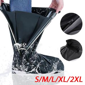 Schoenen S2XL High Tube Regenschoen Covers Hot Sell Creative Waterdichte herbruikbare motorfiets fietsen Bike Rain Boot Rainproof Shoes Cover