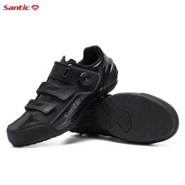 Chaussures santic hommes cyclisme chaussures respirant zapatillas zapatillas ciclismo road roads chaussures de vélo non glissant nolock chaussures de vélo 8005