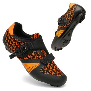 Chaussures de chaussures auto-bloquant les chaussures de cyclisme hommes chaussures de vélo de terre de terre