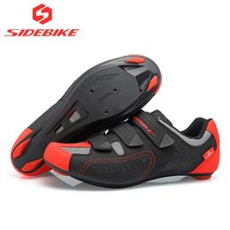 Schuhe Sidebike Rennradschuhe Herren Racing Rennradschuhe Selbsthemmend auf dem Fahrrad Lautsprecher Athletic Ultralight Professional