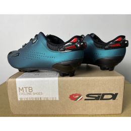 Schoeisel Sidi Tiger 2 Mtb Cycling Shoes Carbon Sole Ademende cross Country Mountain Bicycle Competition Sneakers Cleat Shoes