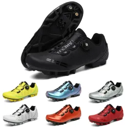 Schoenen Tabolu MTB Cycling Sportschoenen Zelflocking Nonslip Mountain Bike Shoes fietsen schoenen