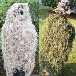 Schoeisel Tactische 3D Sniper Camouflage Verborgen netto Desert Woodland Decoratie Netten Ghillie Decorating Clothing voor jagende jaloezieën