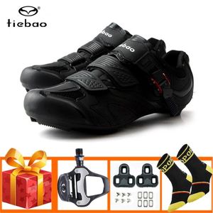 Schoenen Tiebao Sapatilha Ciclismo Pro Fietsschoenen Zelfsluitend Ademend Fietsschoenen Superstar Outdoor Racefiets Sneakers