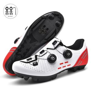 Chaussures unisexes cyclistes baskets hommes chaussures de vélo de vélo de vélo