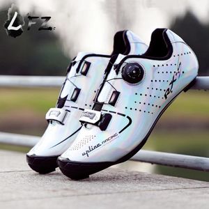 Chaussures Upline chaussures de cyclisme sur route hommes course chaussures de vélo de route autobloquantes baskets de vélo colorées athlétiques ultralégères professionnelles