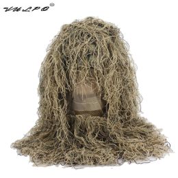 Chaussures Vulpo Tactical Airsoft Sniper Ghillie Suit Hood Camouflage Headgear pour Ghillie Suit Hunting Paintball CS HEAD COVER