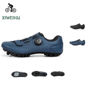 Schoenen Xiweihu Originele Road Bike Cycling Shoes Mtb RB Men Sneakers Gesloten Cleat Bicycle Riding ademende schoenensnelheid
