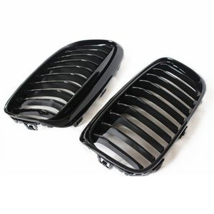 Voor 2-serie GT F45 F46 Mesh Grille Carbon Fiber ABS Racing Grills Vervanging Nierroosters Voorbumper