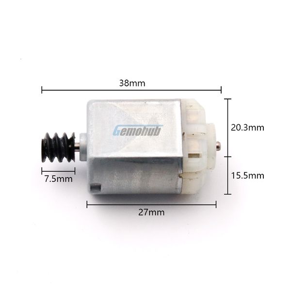 Pour 2005-2008 Benz une classe W169 Miroir en verre moteur d'entraînement en verre 12V FC140RE09510 Module 3pins Engrenage Plastique Original Remplacement