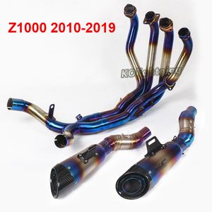 Pour 2010-2019 Kawasaki Ninja1000 Z1000 système d'échappement complet connecter tuyau + silencieux