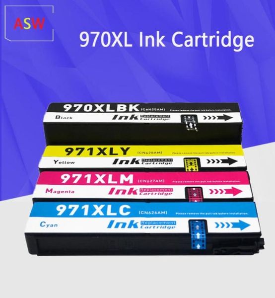 Pour 970 971 970xl 971xl Cartouche à encre pour OfficeJet Pro X451DN X451DW X551DW X476DN X476DW X576DW3631879