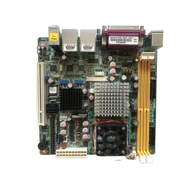 Para placa base Advantech Industrial Mini-ITX AIMB-252 AIMB-252G2 AIMB-252G2-00A1E admite tarjeta CF con puertos de red duales