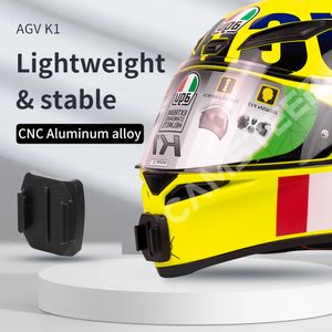 Pour AGV K1 Motorcycle Casket Chin Mot pour GoPro Max Hero 11 10 9 8 7 Insta360 One X3 X2 RS Akaso Sports Camera Accessoires