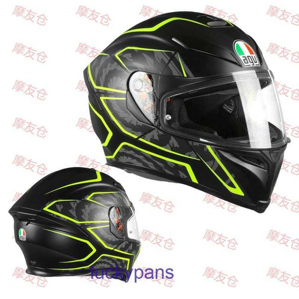 Pour AGV k5s hommes fibre de carbone et casque femmes moto course EB4J