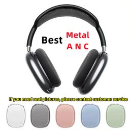 Para AirPods Max Pro ANC Metal Versión Wireless Bluetooth Accesorios de auriculares TPU Cajas de protección transparentes Auriculares AirPod Max Auriculares Silicona Concha