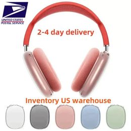 Voor AirPods 2 Air Pods Max oortelefoons Airpod Bluetooth Max Hoofdtelefoonaccessoires Solid Silicone Cute Protective Cover Apple Pro2 Case