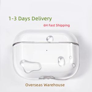 Stock américain pour Apple Airpods Pro 2 2e génération Airpod 3 Pros Max Casque de protection en silicone TPU Housse de protection pour écouteurs sans fil Étui antichoc