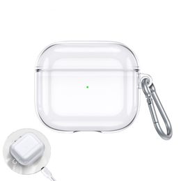 Voor Airpods 3 Hoofdtelefoonaccessoires Stevige siliconen Leuke beschermende oortelefoonhoes Apple Draadloze oplaaddoos Schokbestendig hoesje Hi-Q