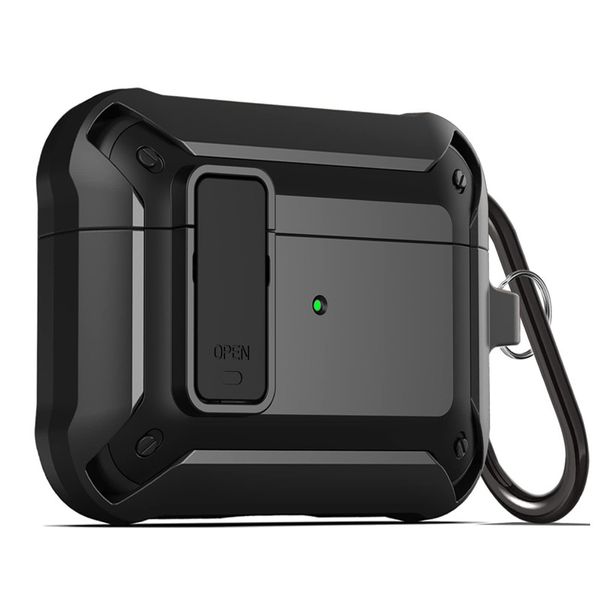 Para AirPods de 3.ª generación (2021) Fundas Armor Military Funda resistente de cuerpo completo Compatible con Airpods1/2 Pro