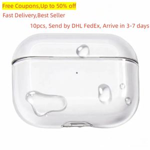 Para AirPods Pro 2 Auriculares Bluetooth Accesorios max Auriculares airpod Cubierta de silicona sólida Auriculares inalámbricos Funda a prueba de golpes a prueba de agua