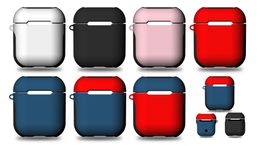 Voor AirPods Case Draagbare TPU Siliconen Harde PC Hybride Schokbestendige Beschermende gevallen Huid voor Apple Airpods Oplaadgeval