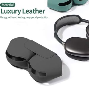 Pour Airpods Max casque coussins accessoires solide Silicone haute personnalisé étanche protection en plastique casque étui de voyage