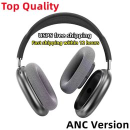 Voor AirPods Max ANC Wireless Headphone Accessoires Max Pro ANC Active Noise Annellering Headse TPU Case Silicone Shell Airpod Max Bluetooth oortelefoons Sponskussentjes