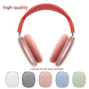 Para Airpods Max auriculares bluetooth Accesorios para auriculares TPU transparente Funda protectora impermeable de silicona sólida AirPod Maxs Auriculares Funda para auriculares