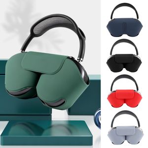 Pour les étuis AirPods Max housse de protection monté sur la tête Bluetooth sac de rangement intelligent anti-rayures Anti-chute sommeil étui pour écouteurs