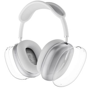 Pour Airpods Max bandeau accessoires pour écouteurs Transparent TPU solide Silicone étui de protection étanche AirPod Maxs casque housse de casque