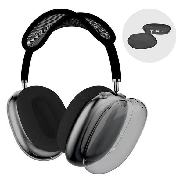 Pour airpods max pro accessoires pour écouteurs étui transparent en TPU coque anti-collision en silicone airpods max casque casque étui de protection étanche