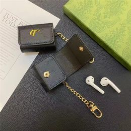 Pour Airpods Pro 1 2 3 Case Fashion Designer Airpods 2 Cases Accessoires Sacs d'écouteurs de luxe avec porte-clés Lettre G Motif imprimé