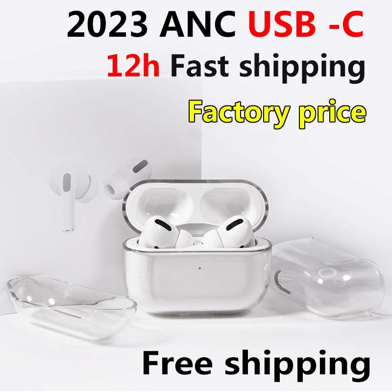 AirPods Pro 2 2023 USB C Air Pods AirPod Earpone 3ソリッドシリコンかわいい保護ヘッドフォンカバーApple Wireless Charging Box ShockProof 3nd 2nd Case