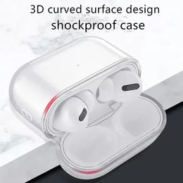 Voor AirPods Pro 2 2e generatie 3 Shockproof Case Accessoires Solid Silicone Leuke beschermende oortelefoon Cover draadloos oplaadkas