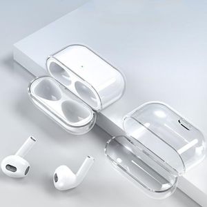 Pour Airpods pro 2 2ème génération air pods 3 airpod accessoires pour écouteurs solide transparent Silicone mignon protection écouteur housse boîte antichoc