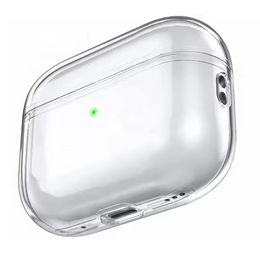 Pour AirPods Pro 2 2e génération AirPods 3e génération portable Bluetooth casque Bluetooth Casque AirPods Hophone Transparent Material Silicone étanche