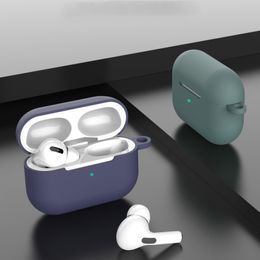 Voor Airpods pro 2 air pods air pod oortelefoons 3 stevige siliconen schattige beschermende hoofdtelefoonhoes Apple draadloze oplaaddoos schokbestendig 3e 2e hoesje oordopjes