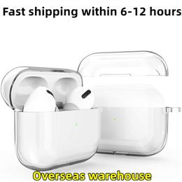 Voor AirPods Pro 2 -generatie oortelefoonaccessoires AirPods 3 Siliconenkaten AirPods Pro 2nd Generation Cover Air Pod Pros draadloze oplaadkast Schokbestendigheid