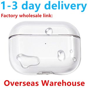 VS Voorraad groothandel Voor Apple Airpods Pro 2 2e Generatie airpod 3 max Hoofdtelefoon Accessoires TPU Siliconen Beschermende Oortelefoon Cover Draadloos Opladen Case