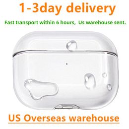 Voor AirPods Pro 2 Airpod -oortelefoons 3 Solid Silicone Leuke beschermende hoofdtelefoonomslag Apple draadloze oplaadkast Schokbestendig 3e 2e behuizing